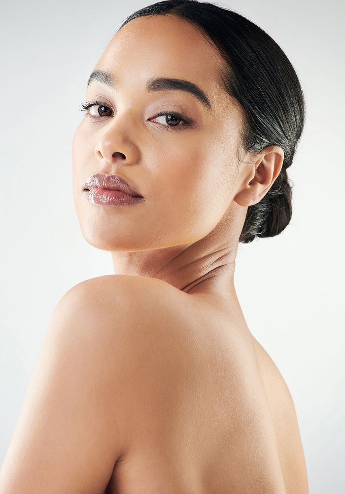 north olmsted medspa model with black hair