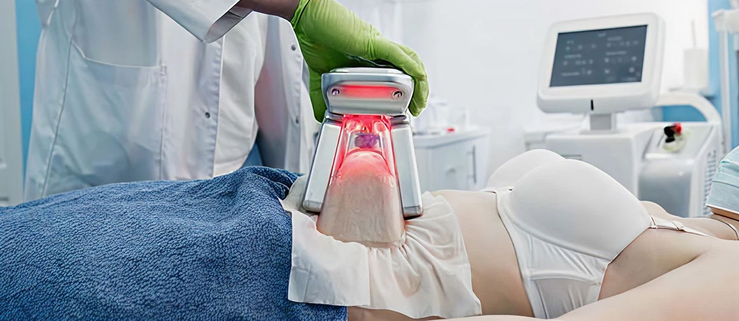 north olmsted emsculpt patient receiving treatment