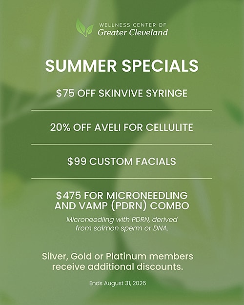 Summer specials at Wellness Center of Greater Cleveland